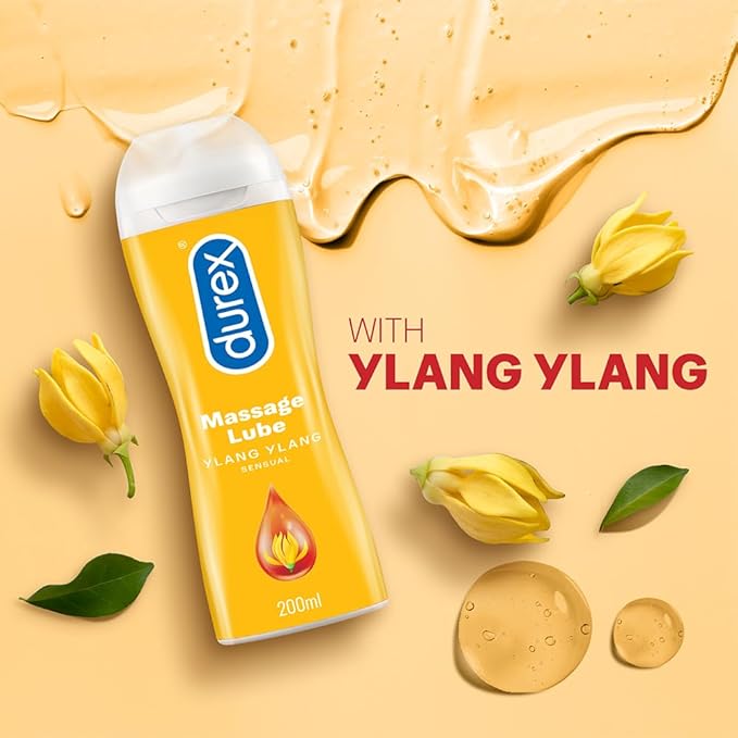 Durex Play Massage 2 in 1 Lubricant, Aloevera Soothing - 200 ml (Pack may vary)