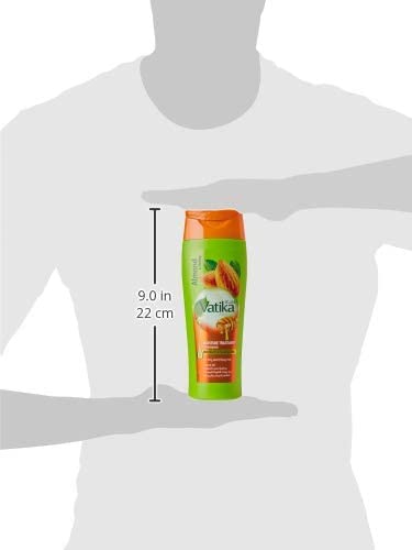 Vatika Naturals Moisture Treatment Shampoo 400ml | Natural & Herbal | Enriched with Almond and Honey | For Dry and Frizzy hair