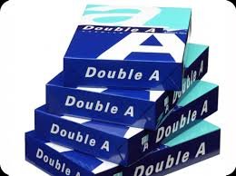 Double A - Printer Copy Paper, Size A4, GSM 80, 500 Pages Ream (Bundle of 5 Reams