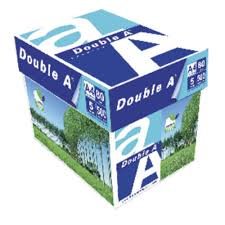 Double A - Printer Copy Paper, Size A4, GSM 80, 500 Pages Ream (Bundle of 5 Reams