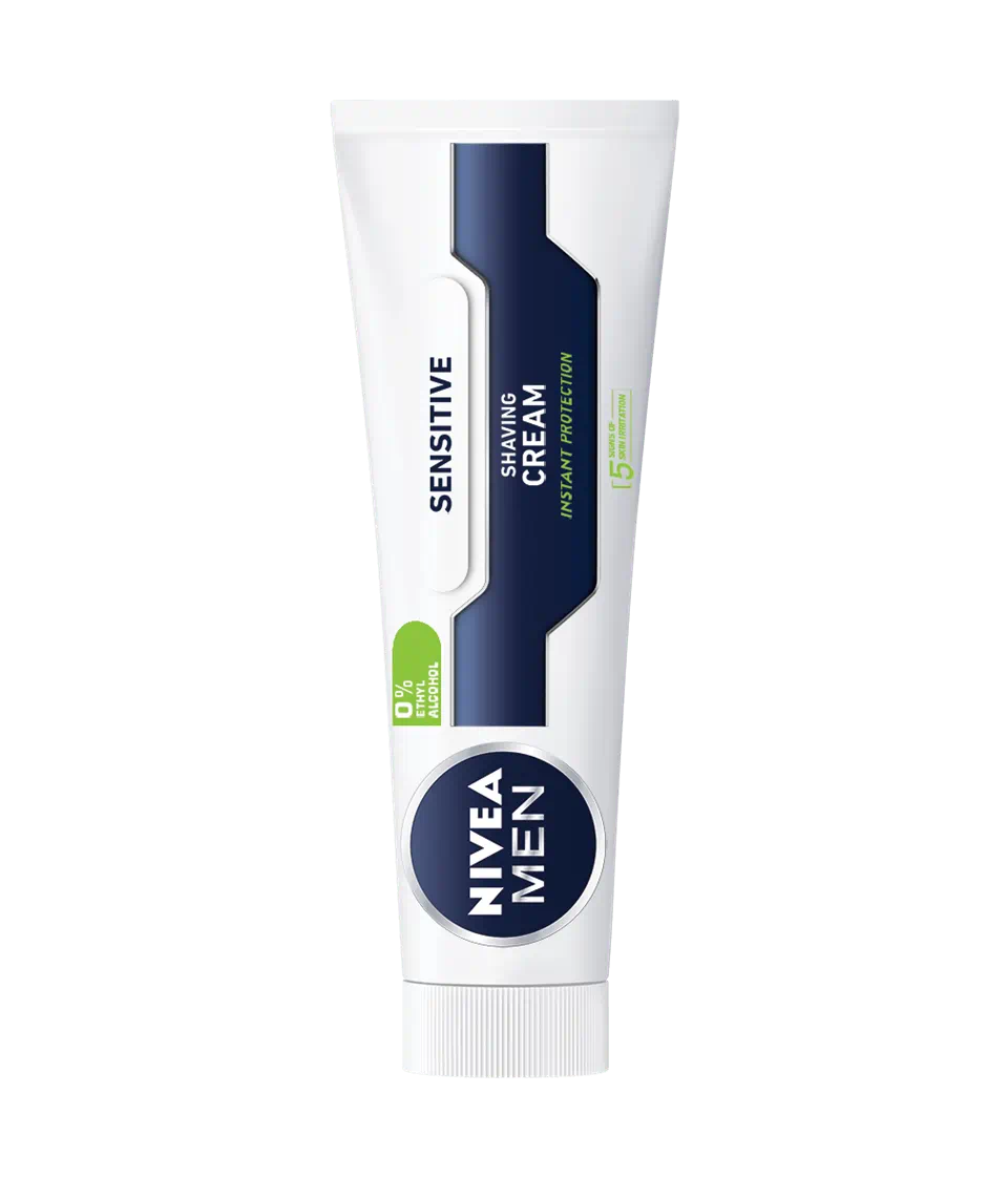 NIVEA MEN Shaving Cream, Sensitive Chamomile & Hamamelis, 100ml