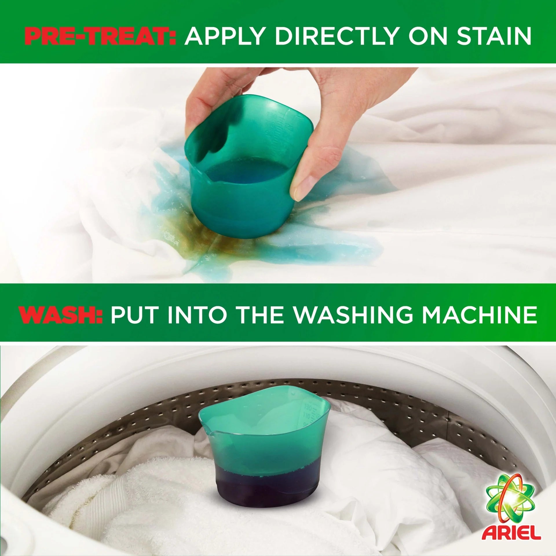 Ariel Washing Liquid Original 2X1.8Ltr
