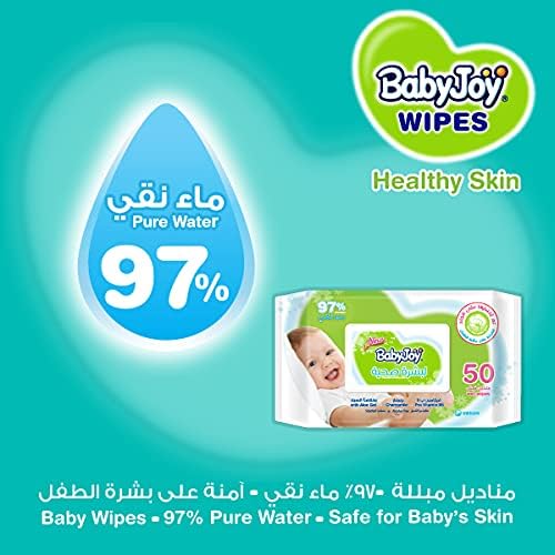 BabyJoy Healthy Skin Wet Wipes, Mega Pack, 200 Baby Wipes