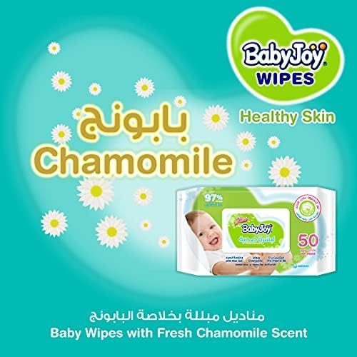 BabyJoy Healthy Skin Wet Wipes, Mega Pack, 200 Baby Wipes