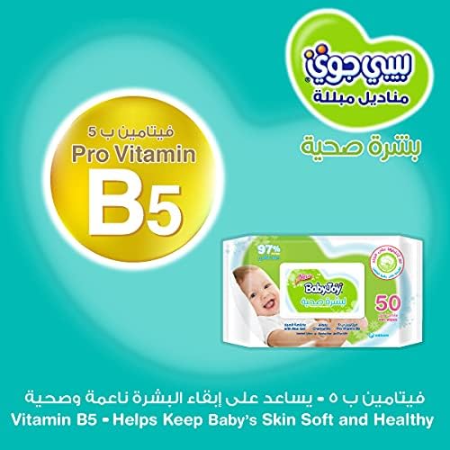 BabyJoy Healthy Skin Wet Wipes, Mega Pack, 200 Baby Wipes
