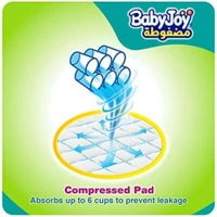 BabyJoy 2x Compressed Diaper, Jumbo Box New Born Size 1, Count 136, Up to 4 KG