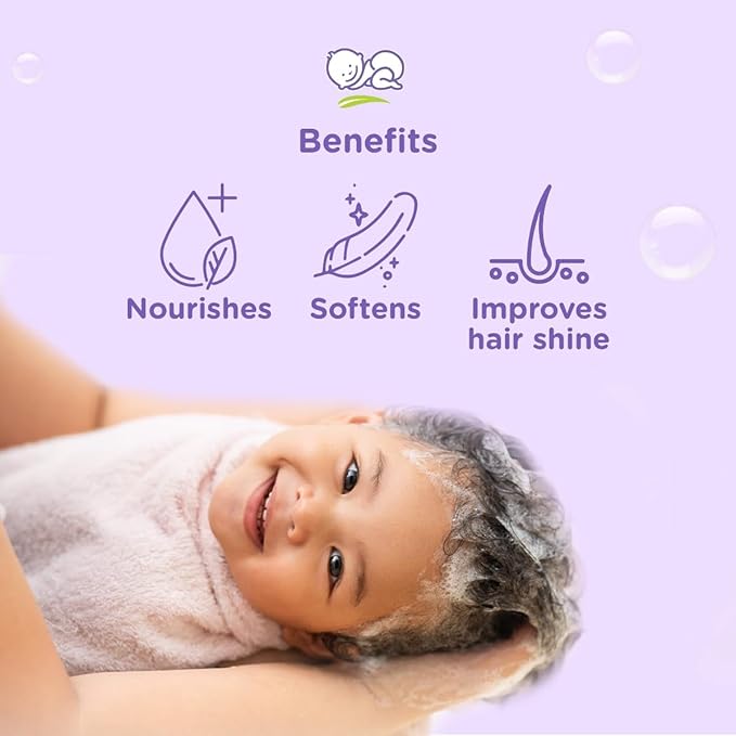 Himalaya No Tears Gentle Baby Shampoo with Hibiscus & Chickpeas, Suitable for Delicate Newborn Skin, pH Balanced, Clinically Tested, Free from Alcohol, Parabens, Phthalates & Sulphates- 400ml