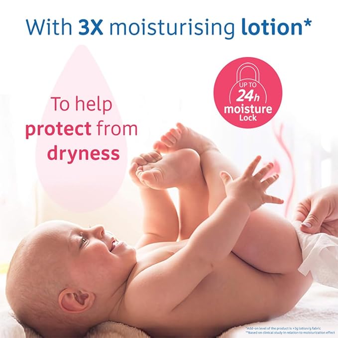 Johnson's Baby Wipes - Gentle All Over, Leaves skin soft and feeling healthy, Leaves no unwanted residue behind, alcohol-free, 216 wipes