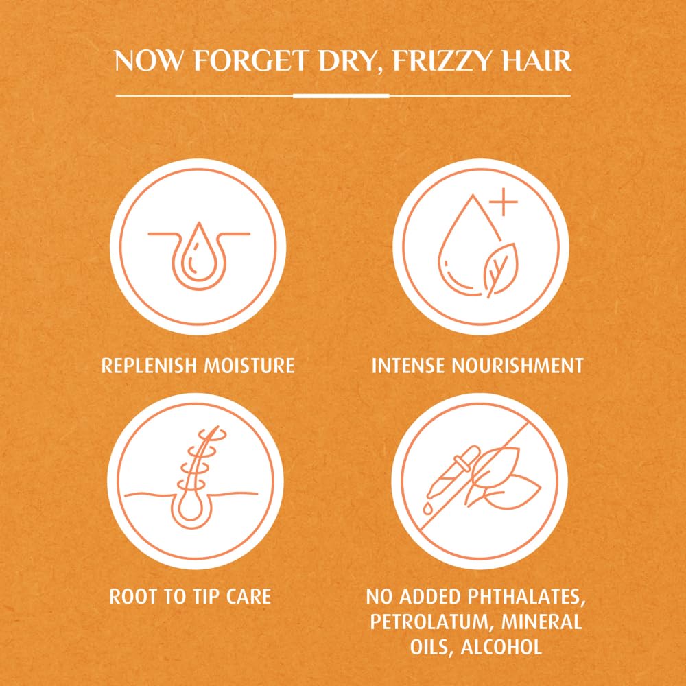 Vatika Naturals Moisture Treatment Shampoo & Conditioner 2 x 400ml Value Pack | Enriched with Almond & Honey | For Dry & Frizzy Hair (Pack of 2)