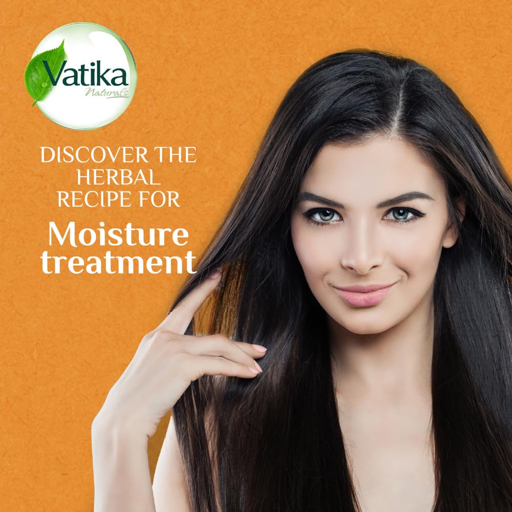 Vatika Naturals Moisture Treatment Shampoo & Conditioner 2 x 400ml Value Pack | Enriched with Almond & Honey | For Dry & Frizzy Hair (Pack of 2)