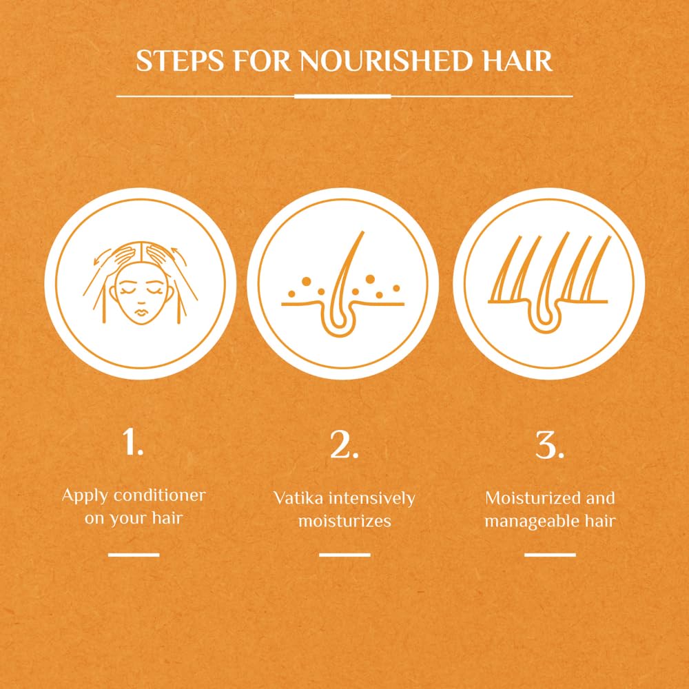 Vatika Naturals Moisture Treatment Shampoo & Conditioner 2 x 400ml Value Pack | Enriched with Almond & Honey | For Dry & Frizzy Hair (Pack of 2)