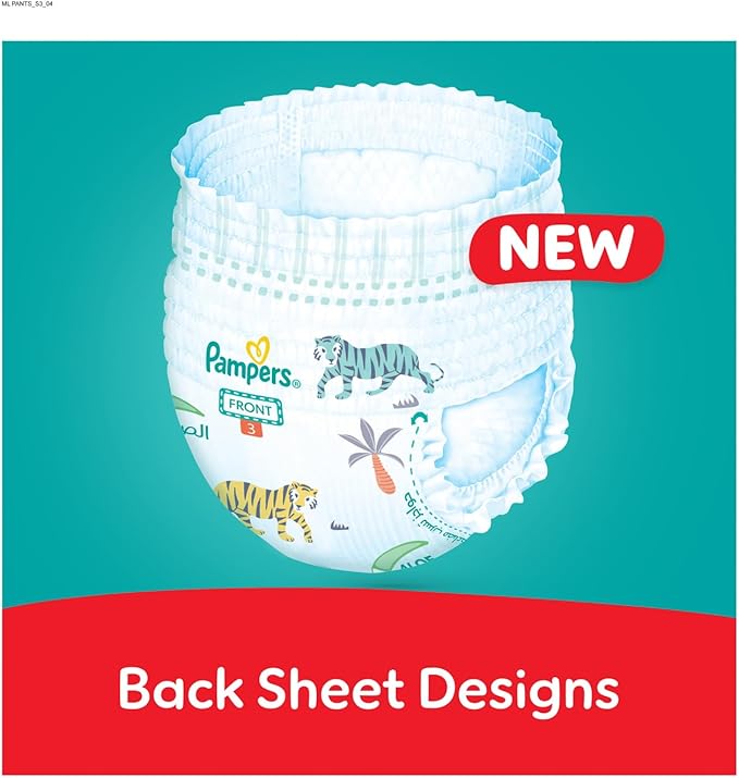 Pampers Rash Protection, Size 3, 6-11 kg, Mega Pack, 60 Diaper Pants