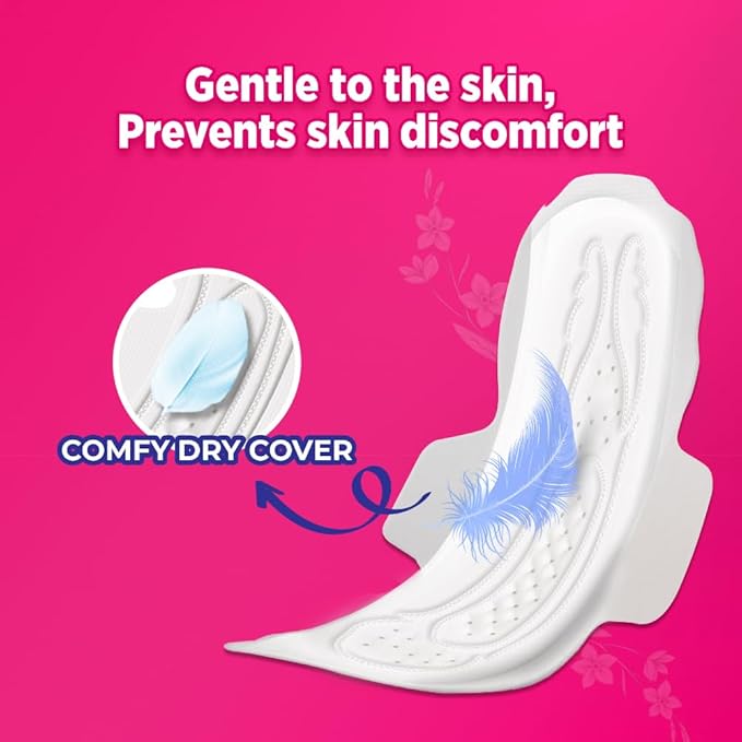 Sofy Anti-Bacterial With Musk, Slim, Large 29 Cm, Sanitary Pads With Wings, Pack Of 28 Pads