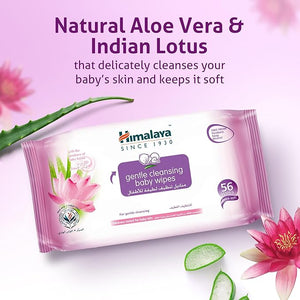 Himalaya Since 1930 Gentle Cleansing Baby Wipes Alcohol & Paraben Free for Sensitive Skin - 48 wipes X 4 packs (192 Wipes)