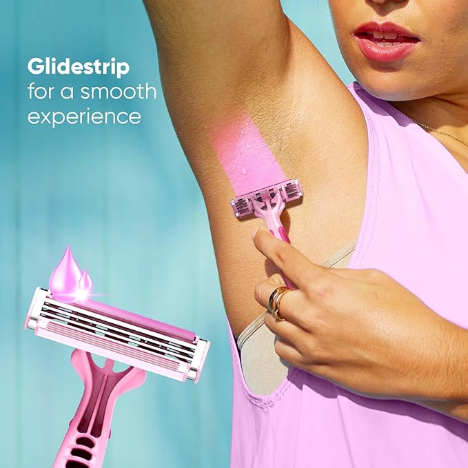 Gillette Venus Simply 3 Women's Disposable Razor 8+4 Count