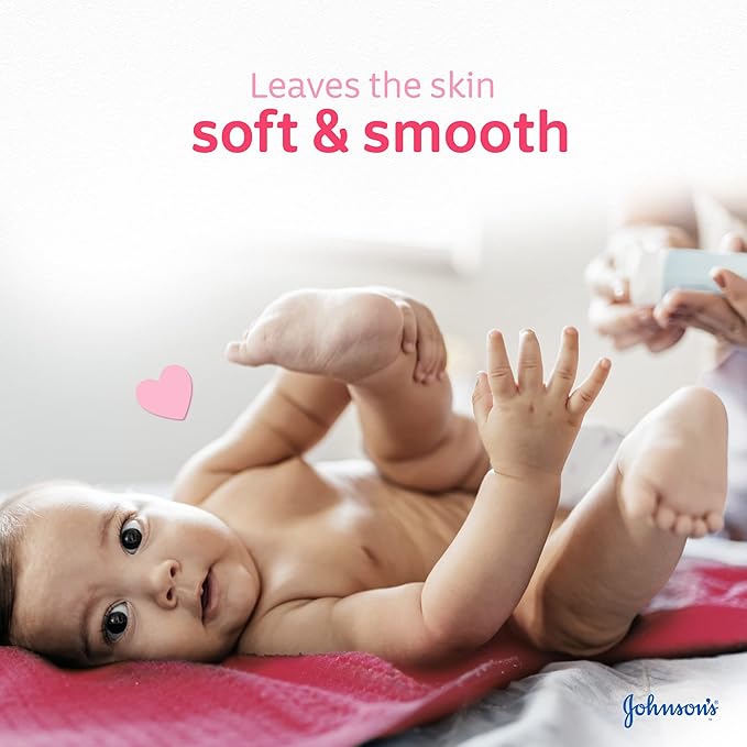Johnson's Baby Moisturising Oil, Hypoallergenic, Locks in 10x more moisture on wet skin than lotion can on dry skin, alcohol-free, 200ml