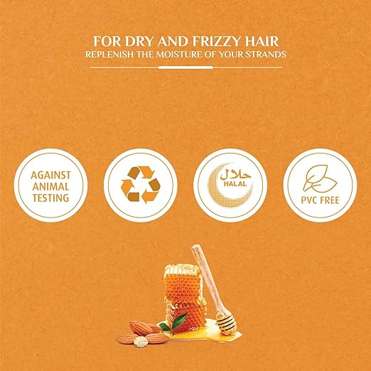 Vatika Naturals Moisture Treatment Shampoo 400ml | Natural & Herbal | Enriched with Almond and Honey | For Dry and Frizzy hair