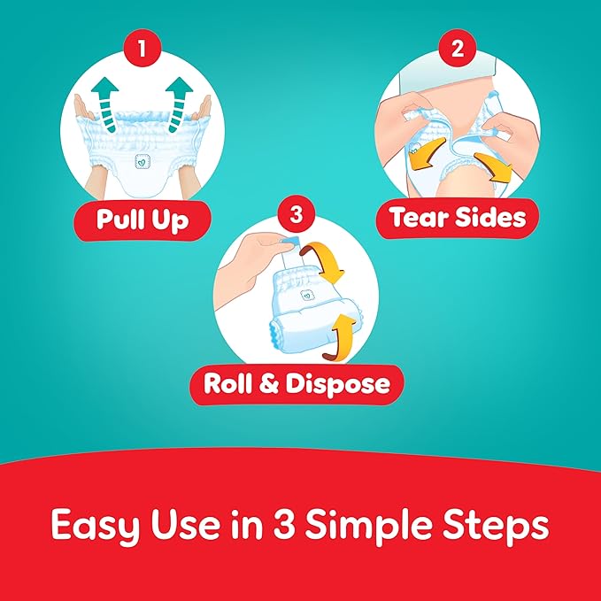 Pampers Ultimate Comfort Pants Diapers, Size 6, 16-21kg, Lotion infused with Aloe Vera and Vitamin E, Cottony Soft Fit for up to 100% Leakage Protection, Super Saving Pack, 136 Count