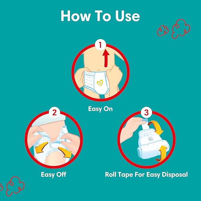 Pampers Baby-Dry Pants Diapers with Aloe Vera Lotion, 360 Fit & up to 100% Leakproof, Size 3, 6-11kg, 4 Mega Packs, 240 Count