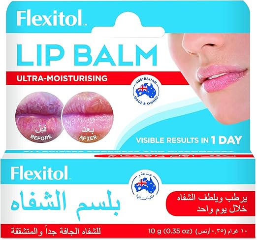 Flexitol Lip Balm 10g (3 Pack)