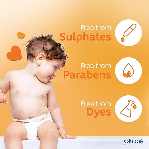 Johnson's Baby Shampoo, Made with NO MORE TEARS formula that is gentle to the eyes as pure water. Free from Dyes, Parabens, Phthalates, Sulphates, and Alcohol, 750ml