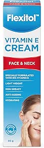 Flexitol Vitamin E Cream 85G, Non greasy, Anti-ageing, Hydrating, Specially formulated with 15% Vitamin E