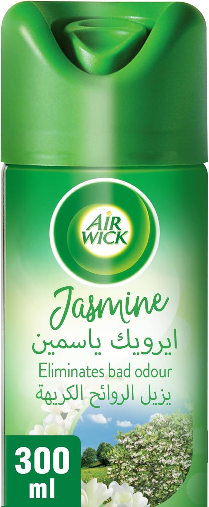 Air wick Jasmine Aerosol, Easy to Use Air Freshener, Eliminates Bad Odour like Cat Litter Smell, 300 ml (Pack of 3)