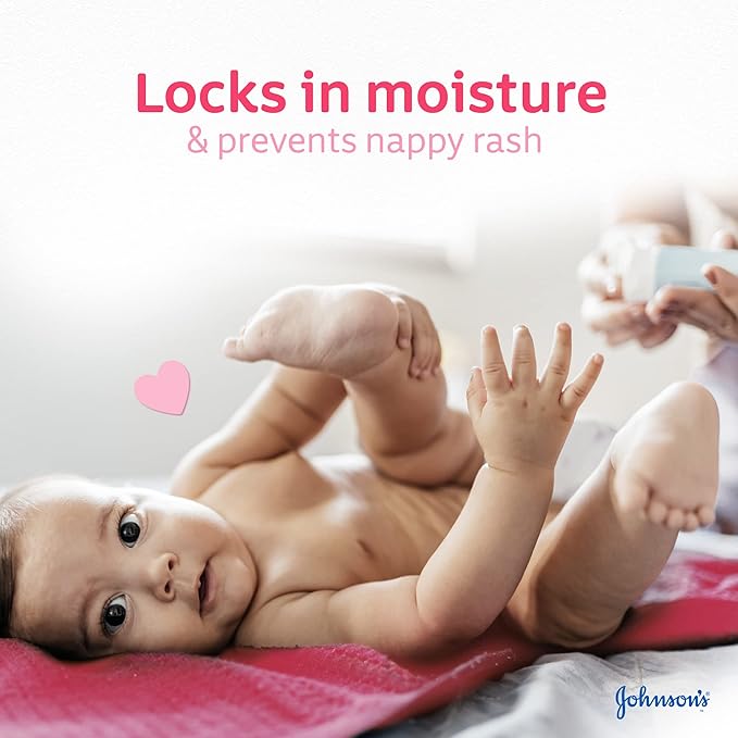 Johnson's Baby Jelly, specially formulated to protect newborn baby skin by creating a light protective barrier against wetness and preventing nappy rash, 250ml