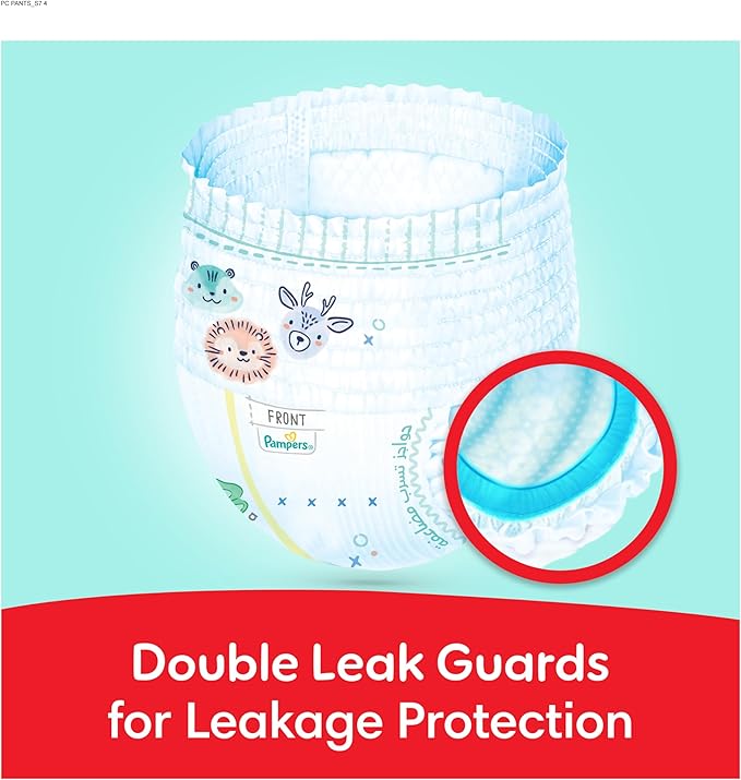Pampers Ultimate Comfort Pants Diapers, Size 7, 17+kg, Lotion infused with Aloe Vera and Vitamin E, Cottony Soft Fit for up to 100% Leakage Protection, Super Saving Pack, 32 Count