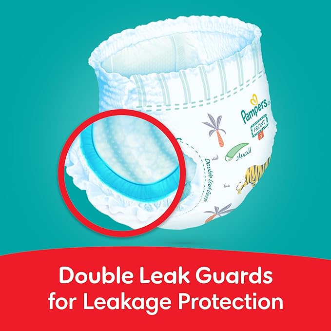 Pampers Ultimate Comfort Pants Diapers, Size 6, 16-21kg, Lotion infused with Aloe Vera and Vitamin E, Cottony Soft Fit for up to 100% Leakage Protection, Super Saving Pack, 136 Count