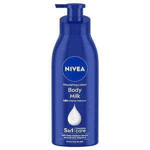 NIVEA Body Lotion for Dry to Very Dry Skin, Rich Nourishing, 5in1 Complete Care, 48H Intense Moisture, 400ml