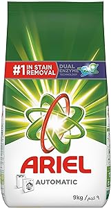 Ariel Automatic Powder Laundry Detergent, Original Scent, 9Kg