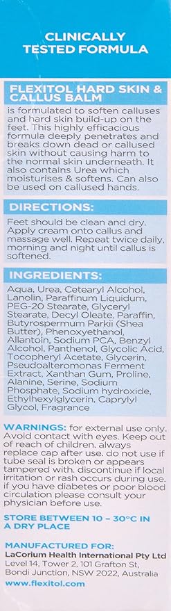 Flexitol Hard Skin and Callus Remover Cream 56gm