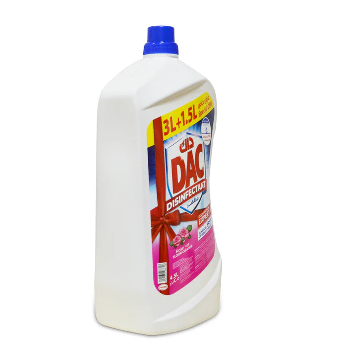 Dac Disinfectant - Rose, 4.5 Liters